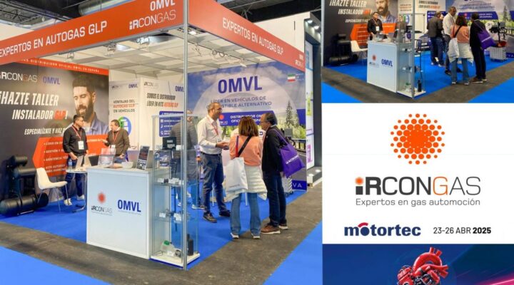 collage di 4 immagini dell'evento motortech di madrid