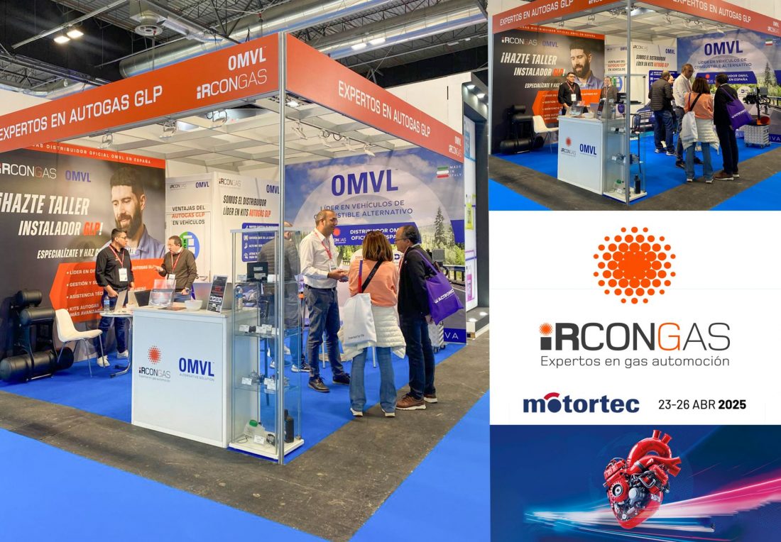 collage di 4 immagini dell'evento motortech di madrid